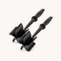 2-Pack Ground Beef Chopper & Hamburger Smasher Tool - Black by Zulay Kitchen