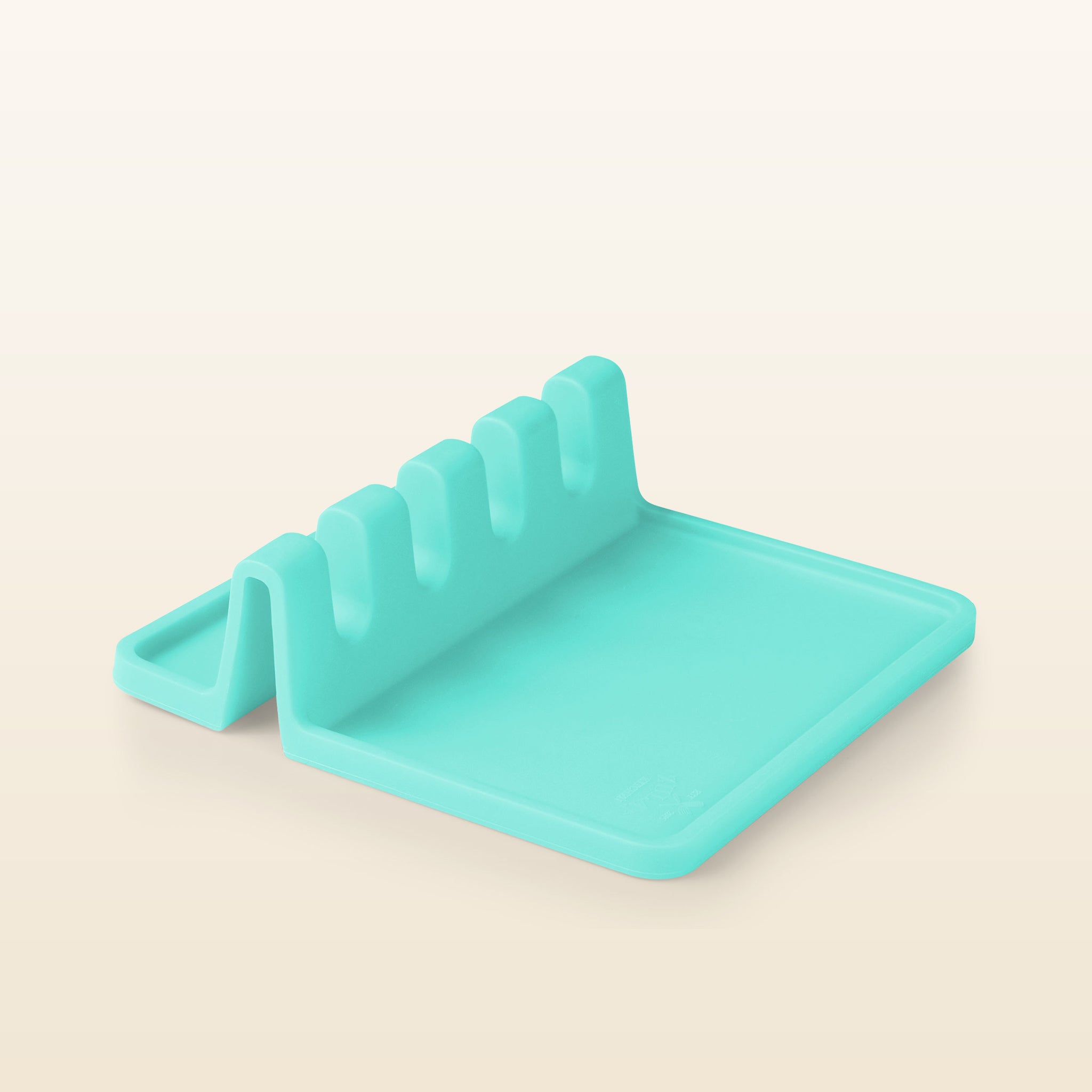 Silicone Spoon Rest - Aqua Sky by Zulay Kitchen