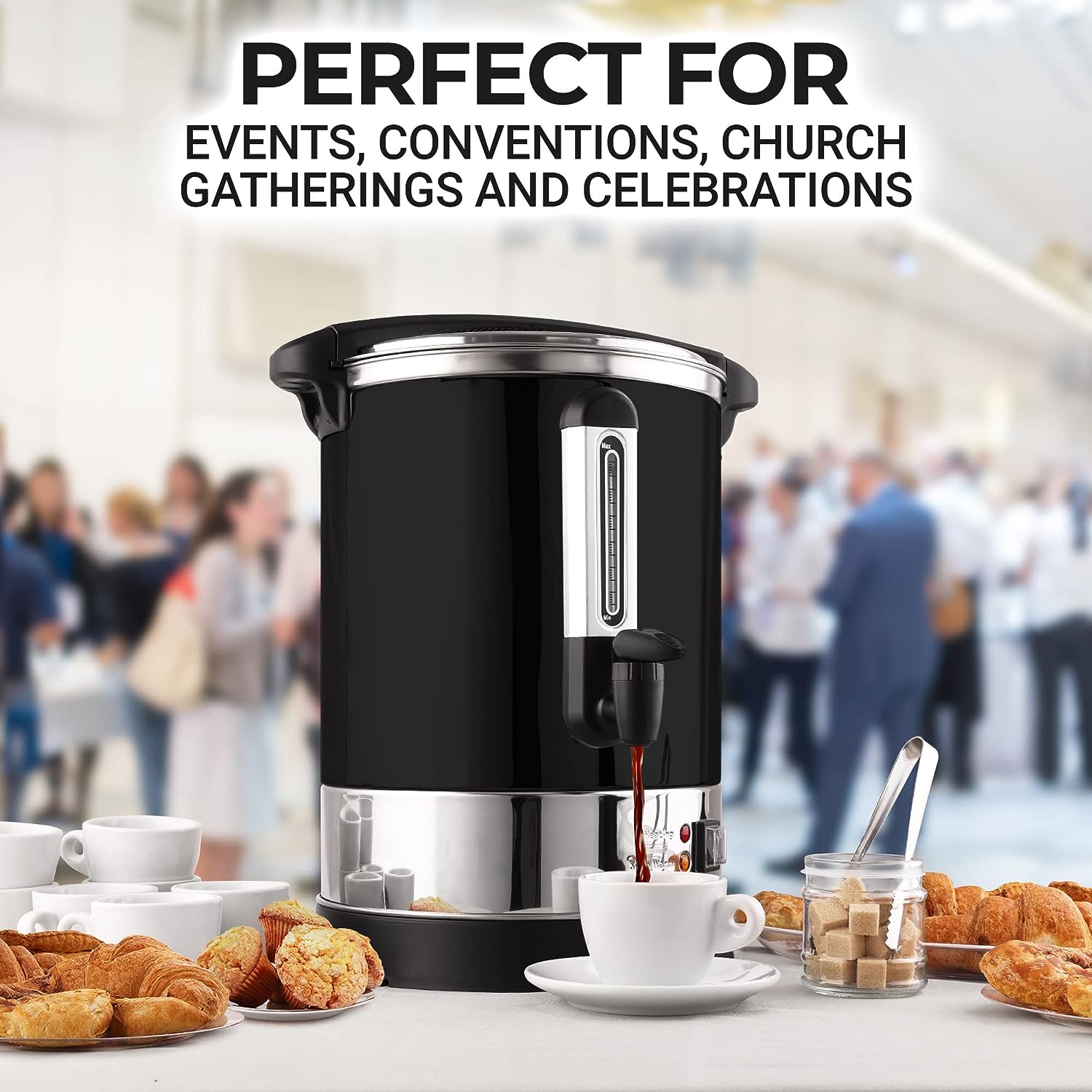Coffee Warmer 50 Cup – Art Pancake Party & Wedding Rental