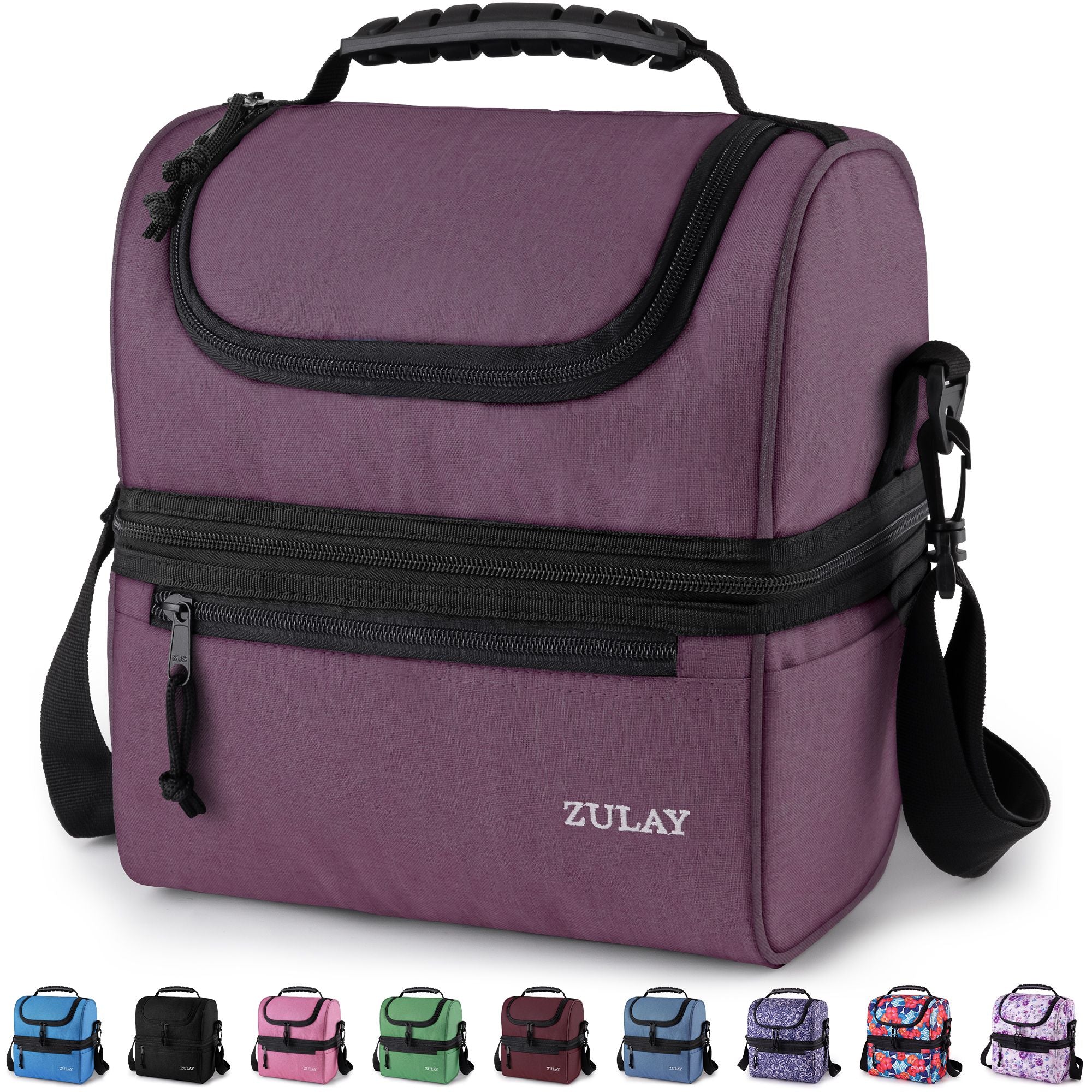 Yosgar Zulay Insulated Lunch Bag - Thermal Kids Lunch Bag with Spacious Compartment & Built-in Handle - Portable Back to School Lunch Bag for Kids, Bo
