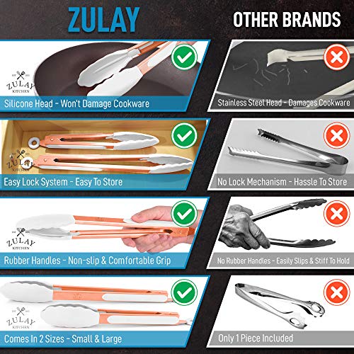 1pc Silicone Tongs Mini Kitchen Tongs With Silicone Tips Heat