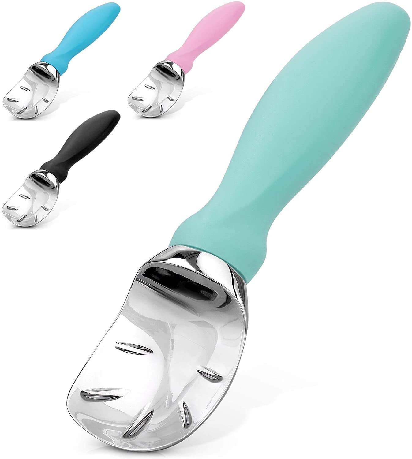 Portion Scoop Durable Cookie Scoop With Silicone Handle Stainless Steel NEW