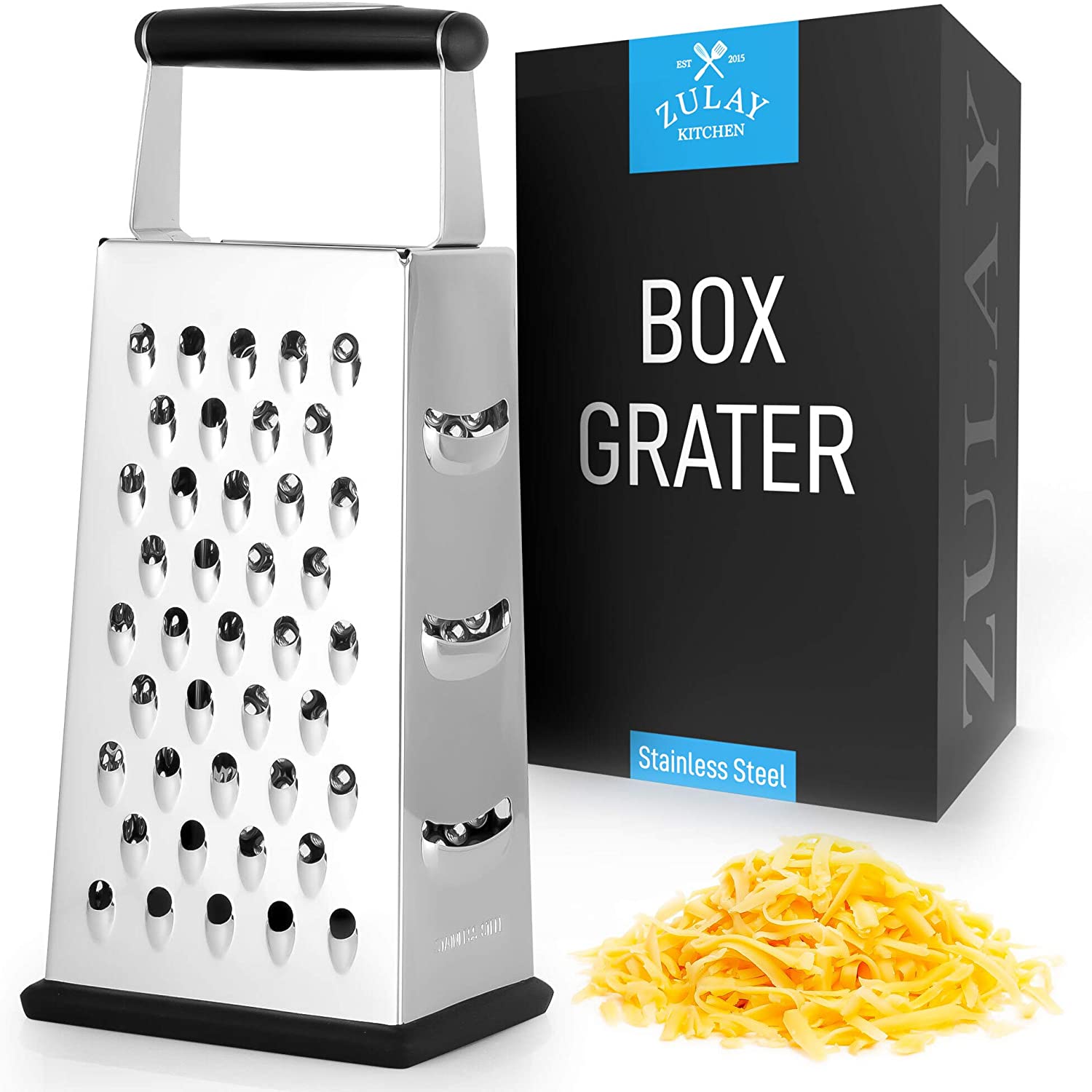 Stainless Steel Multifunctional Cheese Grater With Handle, Cheese