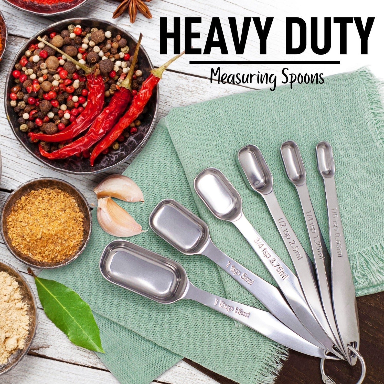 Buy Stainless Steel Measuring Spoons